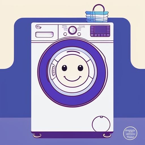 ai laundry machine happy